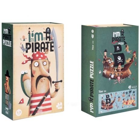 Londji, puzzle, I'm pirate, 100 el.