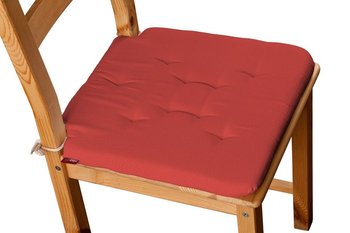 Loneta Siedzisko Olek na krzesło, czerwony, 42x41x3,5 cm - Dekoria