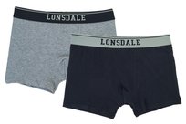 Lonsdale, Bielizna, 113859 Oxfordshire, szary-czarny, rozmiar M Lonsdale