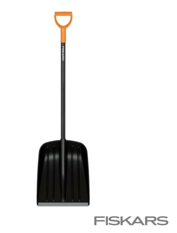 Łopata do śniegu i ziarna z trzonkiem aluminiowym FISKARS Solid
