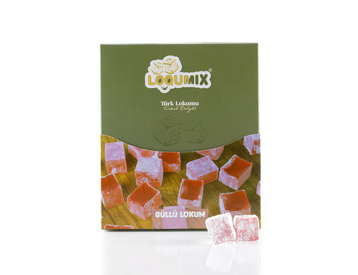 LOQUMIX rachatłukum z Różą 450 g – Turecki słodkie lokum premium - Inna ...
