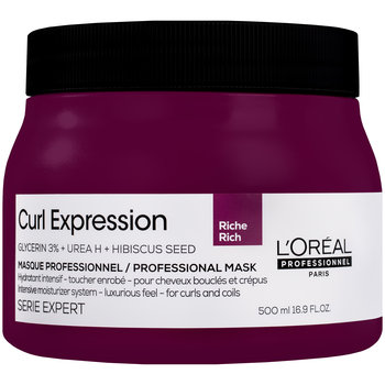 Loreal, Curl Expression Intensive ​Moisturizer Rich, Intensywnie nawilżająca maska do włosów kręconych, 500 ml - L'Oréal Professionnel