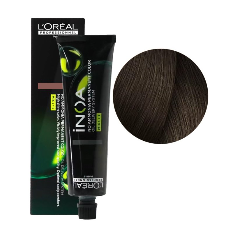 Loreal, Inoa, Farba do włosów 6,32 Ciemny Blond Złocisto - Opalizujący-Zdjęcie-0