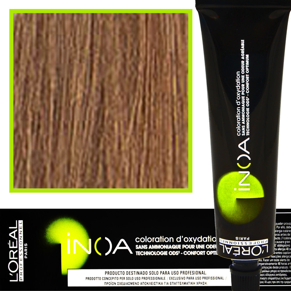 Loreal, Inoa, Farba do włosów 7 Blond-Zdjęcie-0