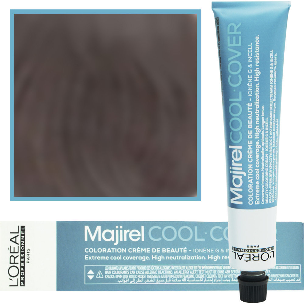 Zdjęcia - Farba do włosów LOreal , Majirel Cool Cover,  7,1 Blond Popielaty 