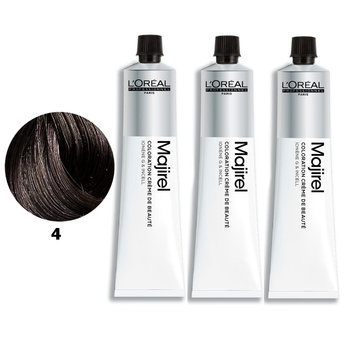 Loreal Majirel Farba Do Włosów Kolor 4 Brąz 3x50ml - L'Oréal Professionnel