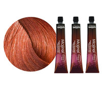 Loreal Majirel Zestaw 7.44 Blond Miedziany Głęboki