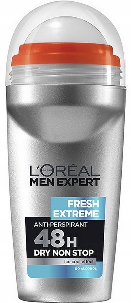 Empik Męski Loreal Men Expert Antyperspirant Kulka Fresh Extreme Roll-On 48H