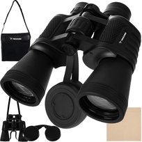 Lornetka 10x50 Turystyczna Zoom + Etui Szklana Optyka TRIZAND Trizand