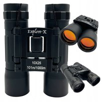 Lornetka dla dzieci Explore-X 10x25 mała kompaktowa z pokrowcem