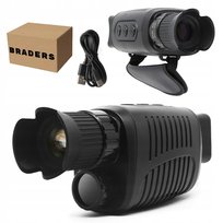 Lornetka Noktowizyjna z podczerwienią 1000m - HD TFT LCD Zoom X10 IR BRADERS