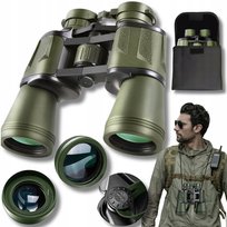 Lornetka Wojskowa Taktyczna 20x50 Mocna Survivalowa Na Wyprawę + Etui Pasek