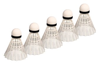 Lotki do badmintona białe Avento x5 - Avento