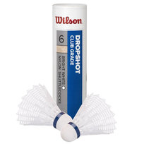 Lotki Do Badmintona Wilson Dropshot Białe Średnie 6 szt Wilson