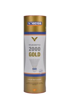 Lotki Nylonowe Do Badmintona 2000 Victor Szybkie Białe - Victor