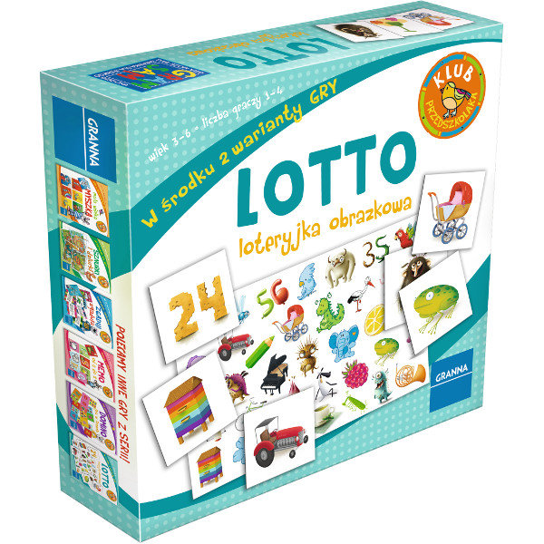 Фото - Розвивальна іграшка Granna Lotto Loteryjka obrazkowa, gra logiczna, 