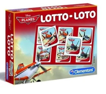 Lotto Loto Samoloty Planes, gra planszowa, Clementoni - Clementoni