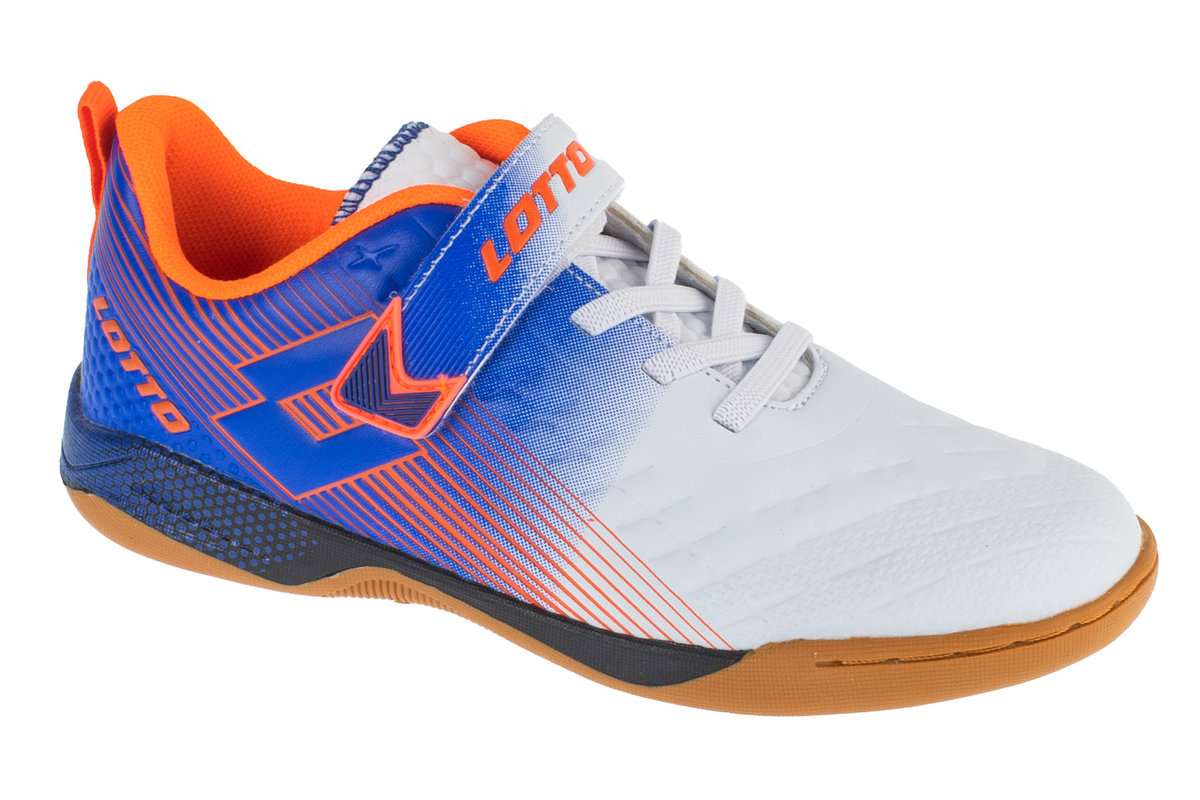 LOTTO Shoota K Scarpe Ginnastica Unisex Bambini - Lime E Bianco, 25 EU, Lacci Elastici E Velcro, Suola Non Colorante