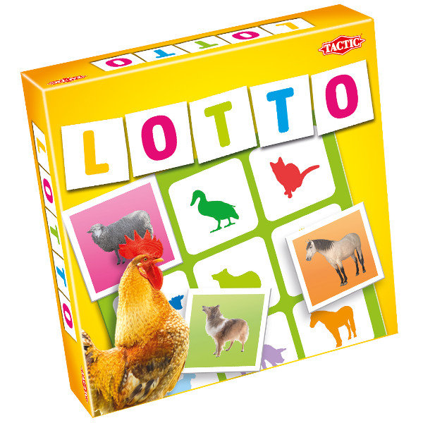 Lotto: Zwierzęta z farmy, gra logiczna, Tactic