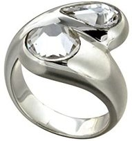 Louise Zoé-Ring-Sterling Silver with Crystals 5LZ0431 SW Silver Ring Size 56 brak informacji