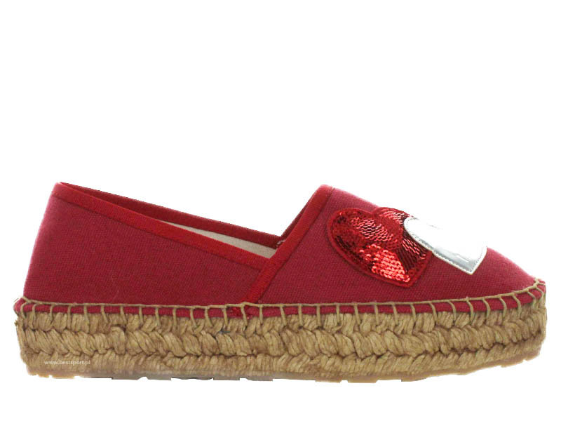 Espadryle love discount moschino