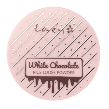 Lovely, White Chocolate Loose Powder, Utrwalający Puder Ryżowy Do Twarzy Dla Każdego Typu Cery, 8g - Lovely