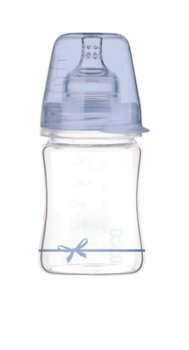 Lovi, Diamond Glass, Butelka szklana, Baby Shower boy, 150 ml - Lovi