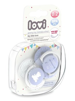Lovi, My Little Love, Smoczek uspokajający, dynamiczny, 0-2 m, 2 szt. - Lovi