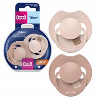 LOVI PRIME 2-PAK SILIKONOWY DYNAMICZNY SMOCZEK 18M+ 2 SZT. NUDE BLUSH