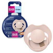 LOVI Prime Dynamiczny Smoczek Silikonowy Uspokajający Nude 0-6m
