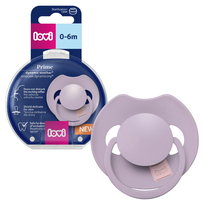 LOVI Prime Dynamiczny Smoczek Silikonowy Uspokajający Violet 0-6m