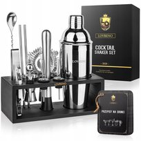 Lovreno Zestaw Barmański do Drinków Shaker Premium Prezent