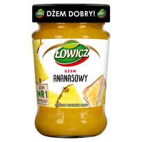 Łowicz Dżem ananasowy minimum cukrów 280 g