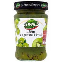 Łowicz, Dżem z agrestu i kiwi niskosłodzony, 280 g 