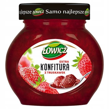 Łowicz Konfitura z truskawek minimum cukrów 240g - Łowicz