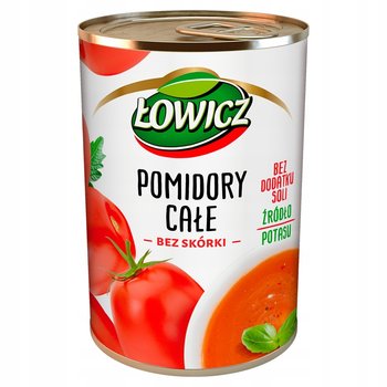 Łowicz Pomidory całe bez skórki 400g - Łowicz