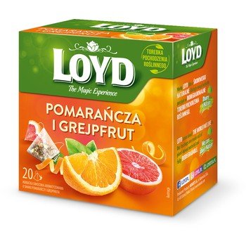 Loyd Herbatka Owocowa Pomarańcza & Grejpfrut (20X2G) - Loyd Tea