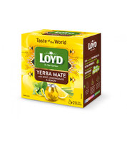 LOYD Yerba Mate z miętą i trawą cytrynową o smaku cytryny  20 torebek