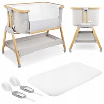 Łóżeczko dostawne 3w1 turystyczne DREEMY +materac