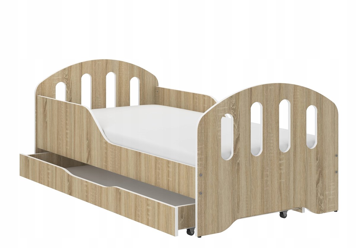 eczko SMILE Dzieci ce 160x80 materac Szuflada Bia e Wooden eczko-smile-dzieci-ce-160x80-materac-szuflada-bia-e-wooden