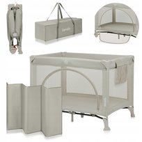 Łóżeczko turystyczne 2w1 kojec składane 102x74 cm + torba Lionelo Laura