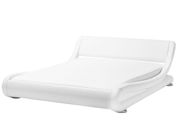 Łóżko białe, Beliani Avignon, 70x200x221 cm - Beliani