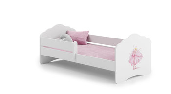 Łóżko dla dziecka, FALA, z barierką, z materacem, 160x80 cm - Kobi