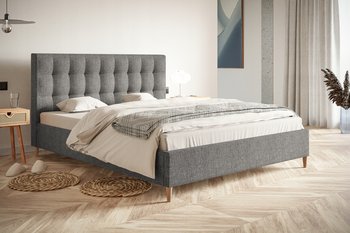 Łóżko do sypialni tapicerowane ze stelażem LONDON LITE 160x200 - Home Design