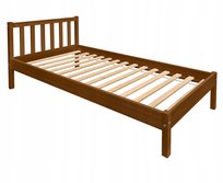 Łóżko Drewniane Berno 160X200 Kolor Złoty Dąb