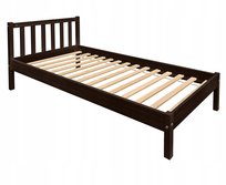 Łóżko Drewniane Berno 80X190 Kolor Wenge