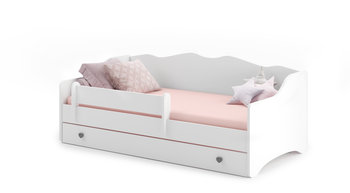Łóżko dziecięce Emma z szufladą z materacem, 160x80 - Spokojnesny