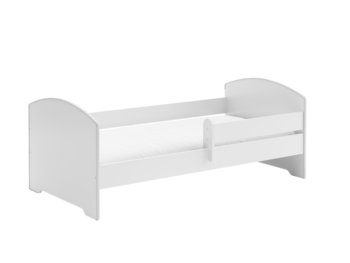 Łóżko dziecięce LUK białe z materacem 160x80 - Meble Kobi