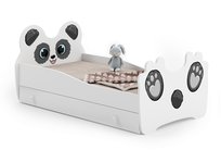 Łóżko dziecięce Panda + materac + szuflada 160x80