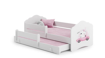 Łóżko dziecięce podwójne FalaII, z materacem + barierka, 160x80 - Kobi